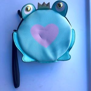 Betsy Johnson frog Prince wristlet